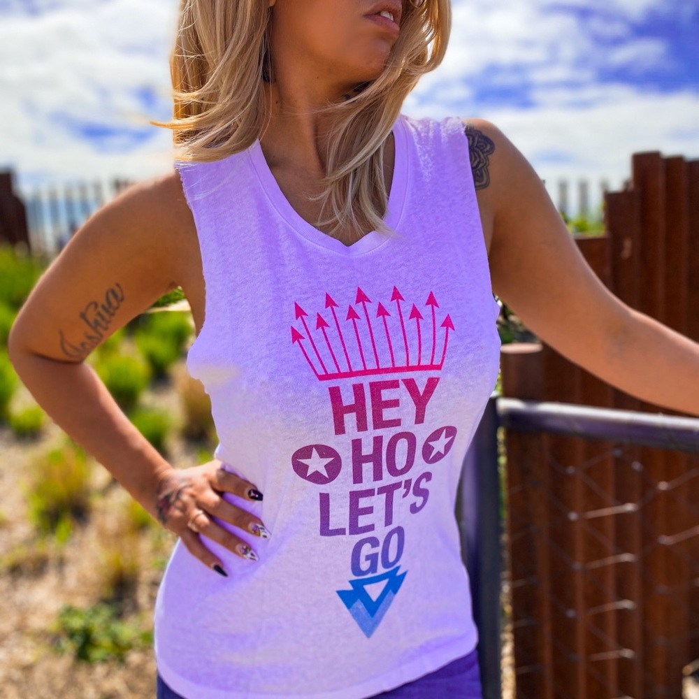 Daydreamer Hey Ho Let’s Go Sleeveless Tshirt Ramones
